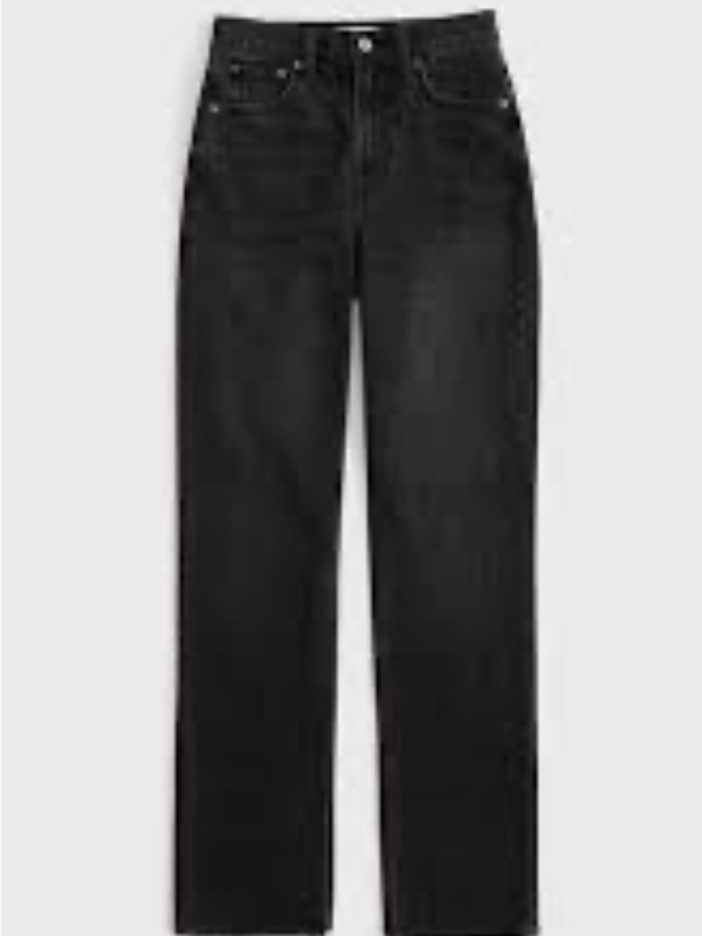 Women’s Black Straight-Leg Jeans